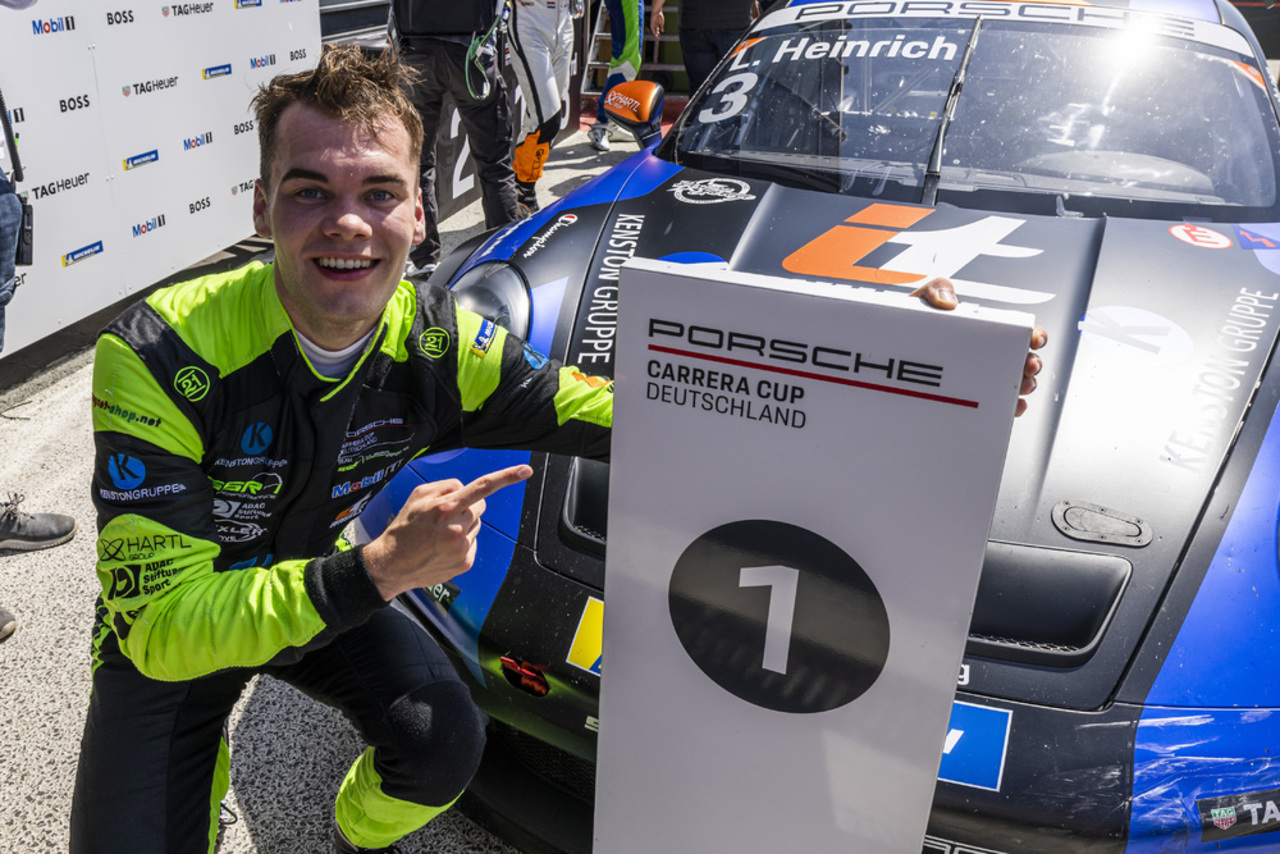Interview mit dem neuen Porsche Carrera Cup Deutschland-Champion Laurin Heinrich über seinen Titelgewinn, Simulatortraining und Linkshändigkeit