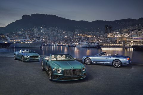 EXKLUSIVE BENTLEY MULLINER TRIO DER GT CONVERTIBLE RIVIERA KOLLEKTION FEIERT DAS BESTE DER YACHTINDUSTRIE.