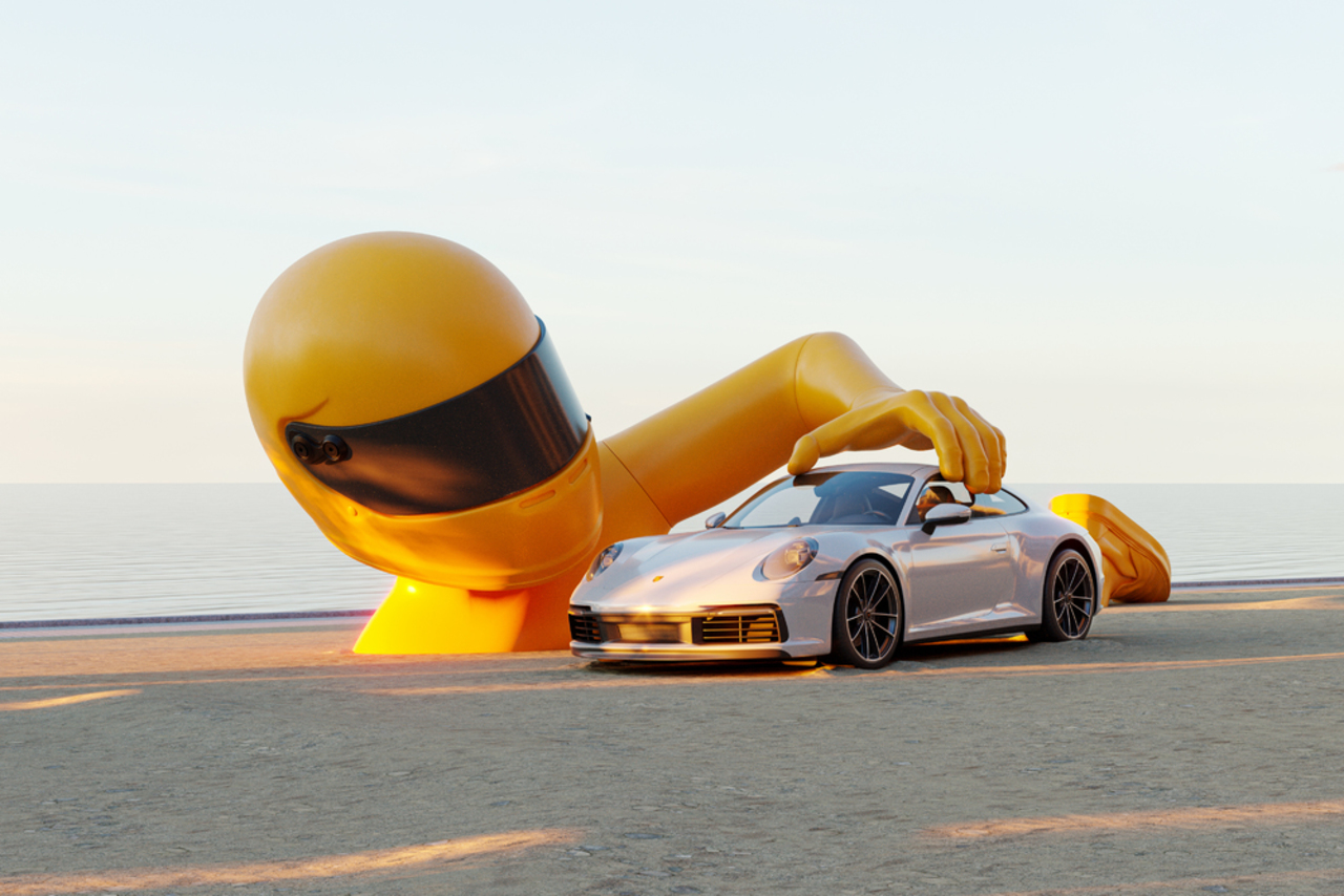 Miami Art Week: „The Art of Dreams“ zeigt überlebensgroßen Porsche-Kindheitstraum.