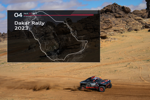 Stéphane Peterhensel_Edouard Boulanger_4. Etappe RallyeDakar 2023_Haïl_4. Januar 2023 in Haïl, Saudi-Arabien.jpg