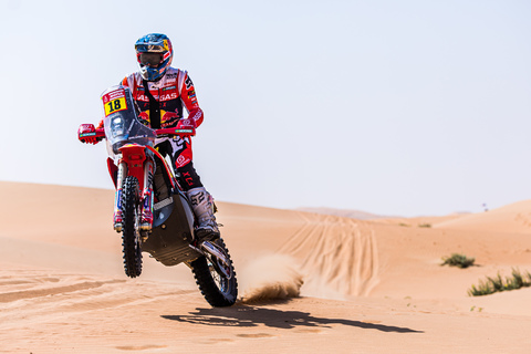 Rallye dakar 2023, Etappe 12: GasGas-Pilot Sanders in Best-Form.