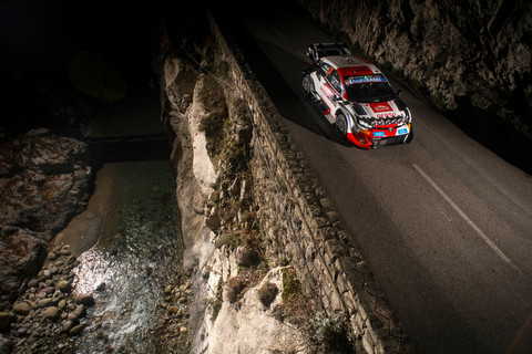 WRC 2023 Monte Carlo Rallye Donnerstag Nacht Sebastien Ogier Col de Turini.jpg