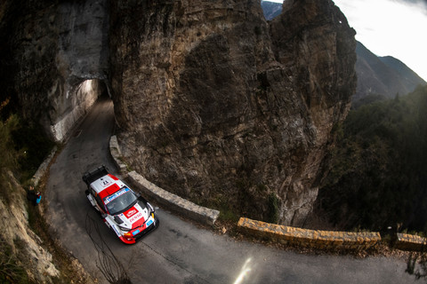 Rallye Monte Carlo 2023 Sebastien Ogier Freitag Morgen gute Wetterbedingungen.jpg