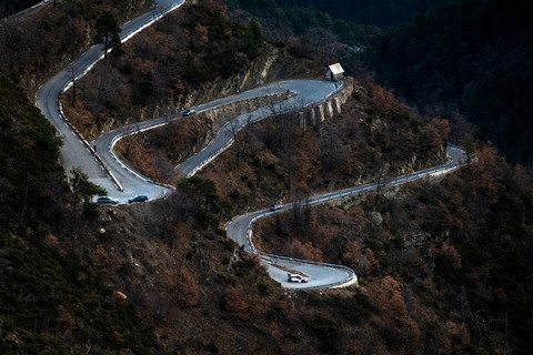 Rallye Monte Carlo Col de TuriniSebastien OgierSieger 2023 Toyota Yaris.jpg