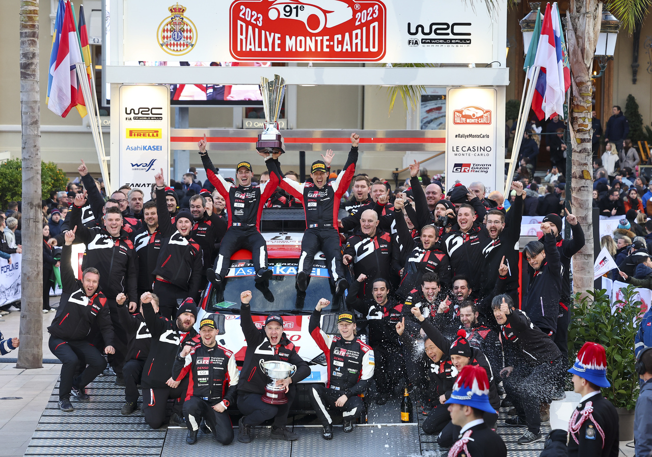 WRC 2023 | Rallye Monte Carlo: Toyota Gazoo Racing holt Doppelsieg bei der Rallye Monte-Carlo.