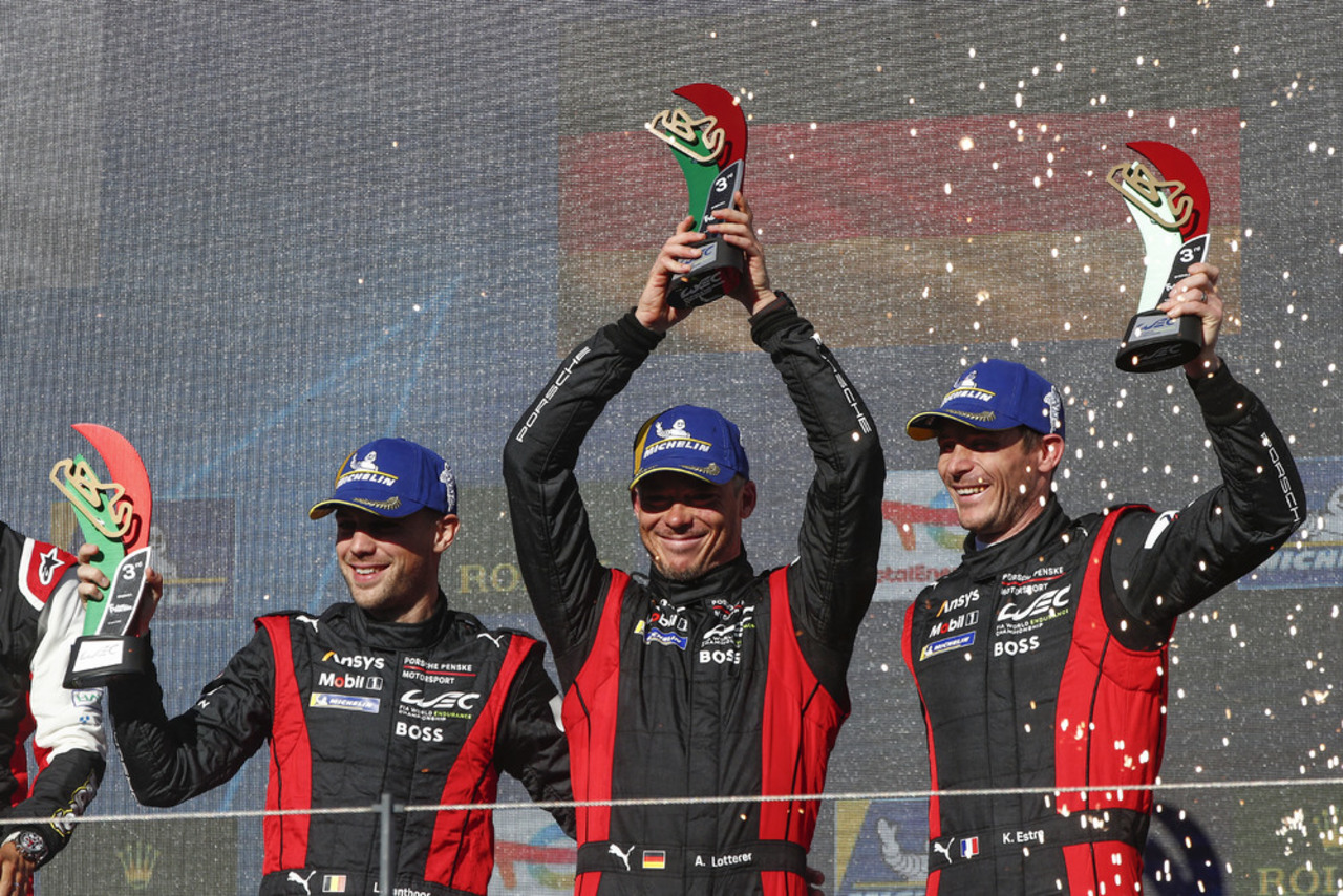WEC 2023 | 6 Stunden von Portimão: Porsche Penske Motorsport fährt auch in der WEC auf das Podium.