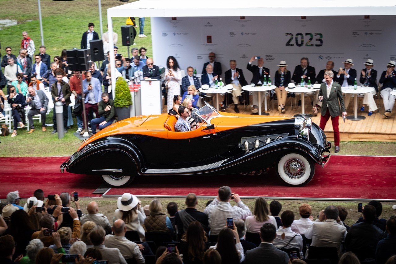 „Best of Show“: Duesenberg SJ gewinnt die Trofeo BMW Group beim Concorso d’Eleganza Villa d’Este 2023.