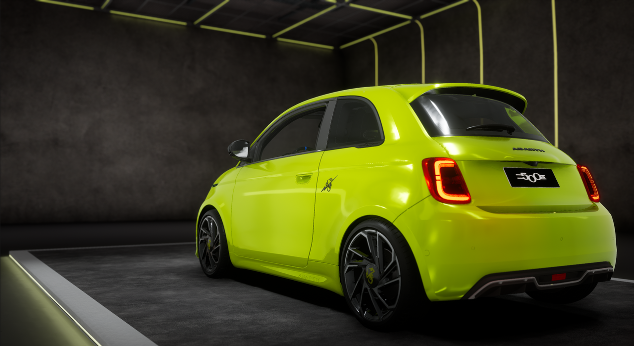 Der Abarth Metaverse Store: ein immersives Erlebnis, um die Adrenalin-Performance des neuen Abarth 500e zu erleben.