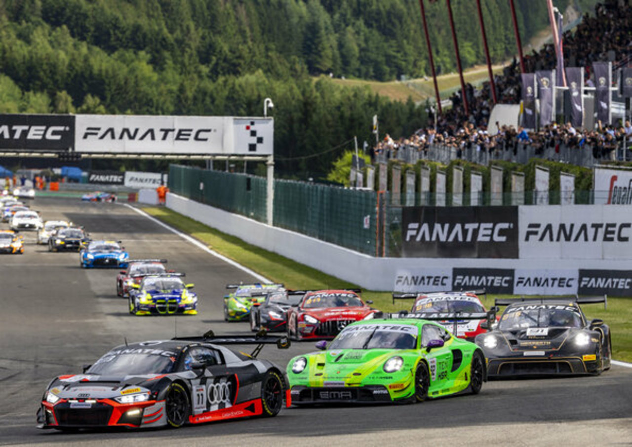 24h Spa-Franchorchamps: Audi bester Hersteller beim größten GT3-Rennen der Welt in Spa.