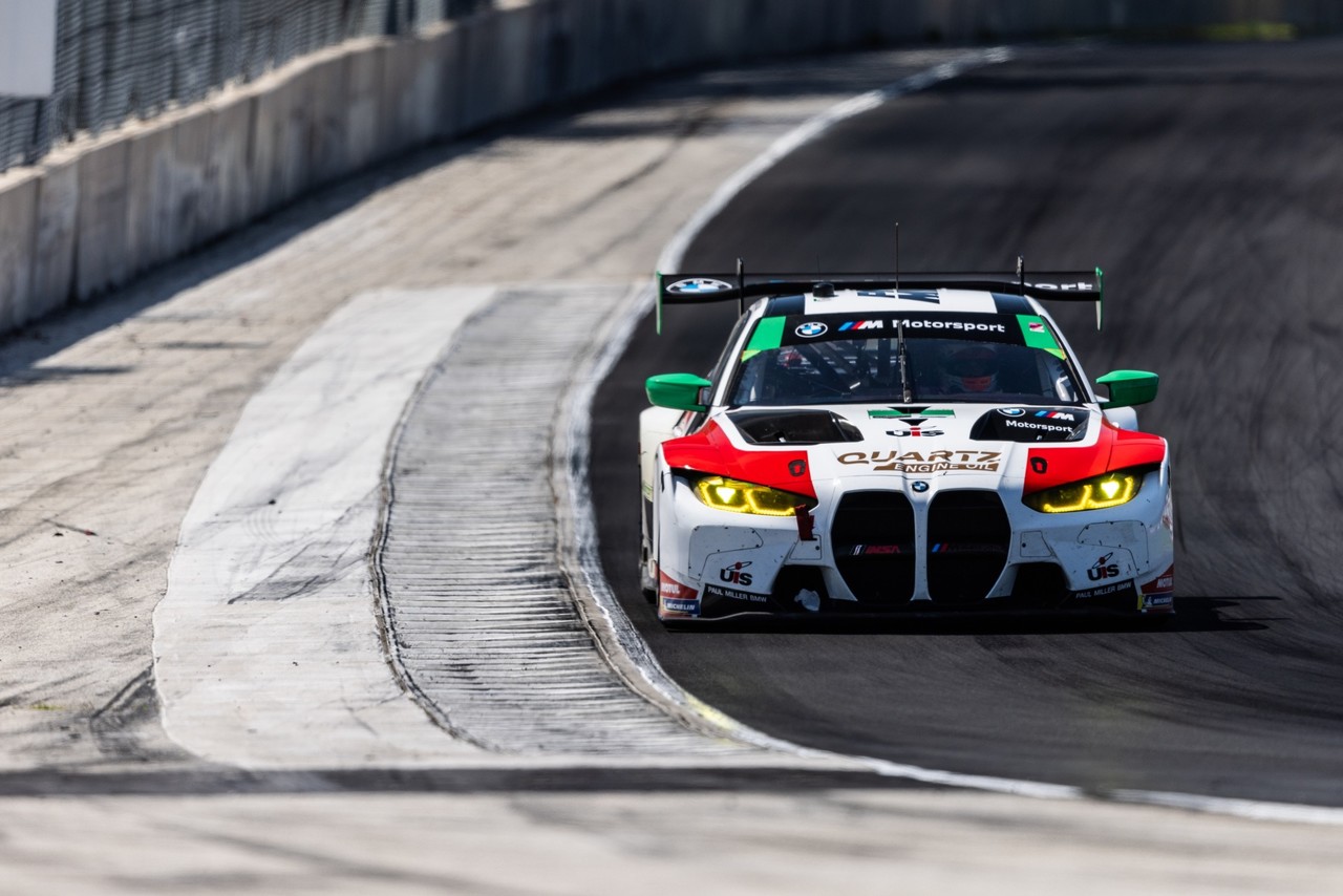 IMSA: Beide BMW M Hybrid V8 fallen in Road America aus – Paul Miller Racing feiert Klassensieg mit dem BMW M4 GT3.
