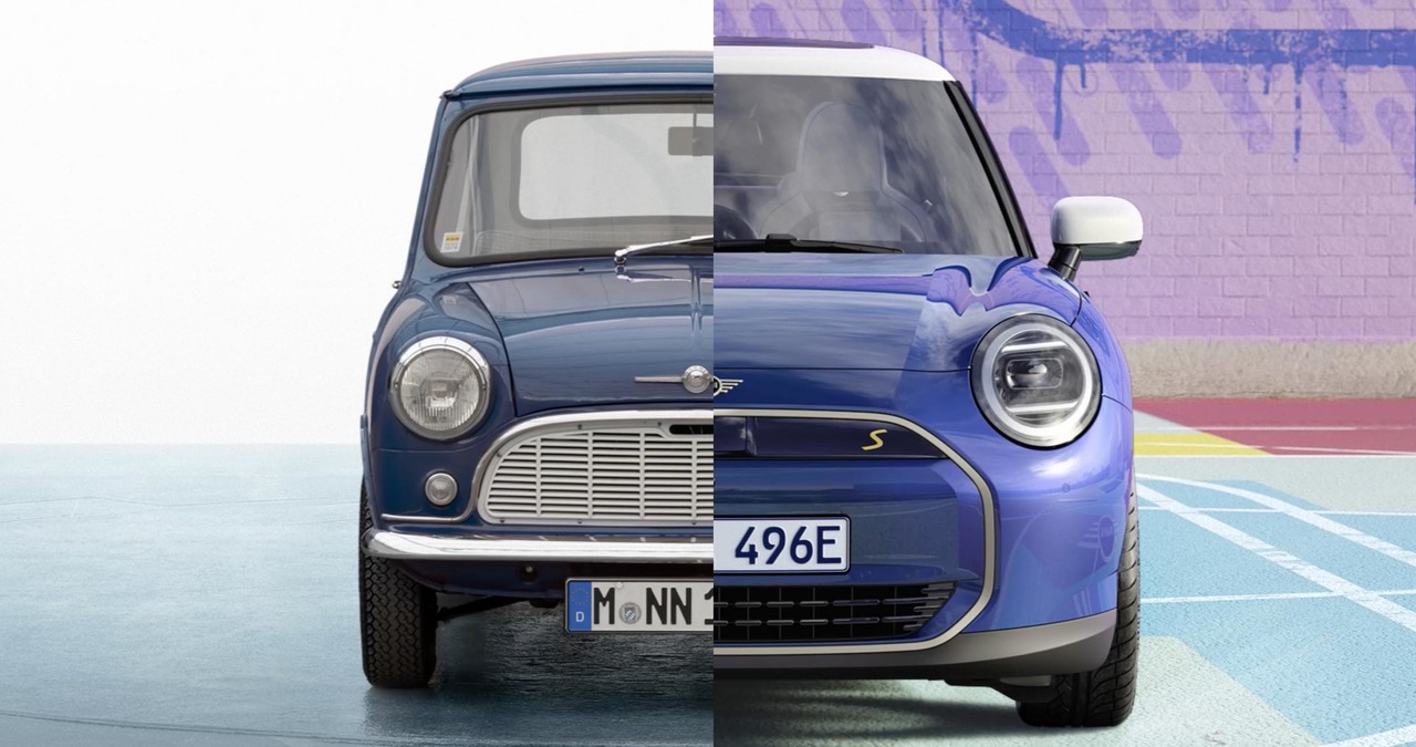Animation zur Entwicklung des Mini: Morphing Mini Classic zu MINI ...