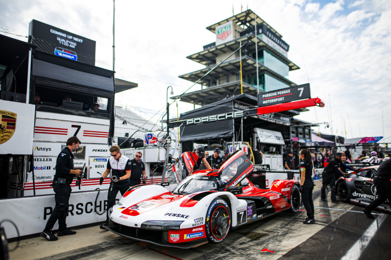 IMSA WeatherTech SportsCar Championship, Indianapolis:Porsche Penske Motorsport erobert erste Startreihe in Indianapolis.