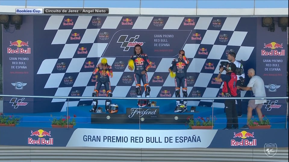 Red Bull Rookies Cup 2018 – Race 1 – Award ceremony... (Jerez, Spain)