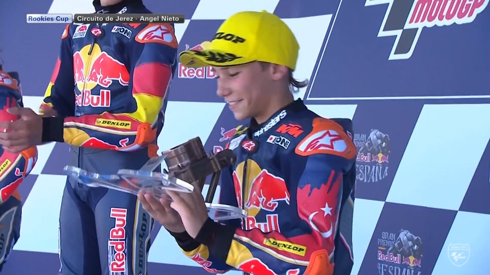 Red Bull Rookies Cup 2018 – Race 2 – Results and award ceremony... (Jerez, Spain)