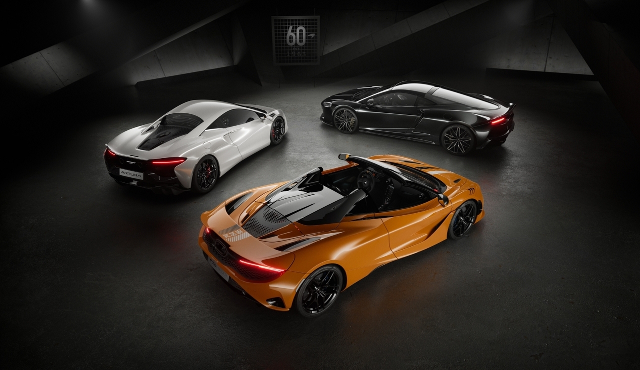 Exklusive Optionen für McLaren-Supercars zum 60. Geburtstag geben Kunden die Möglichkeit, ihren neuen McLaren zu personalisieren.