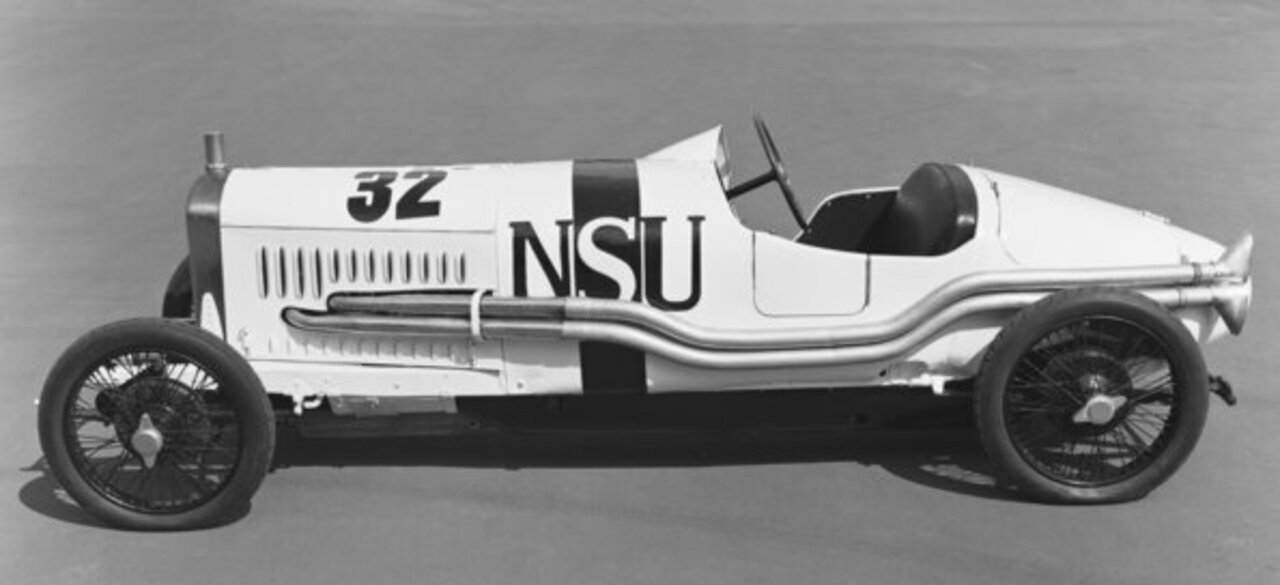 Vierfachsieg für die NSU-Rennwagen Typ 6/60 PS beim „Großen Preis von Deutschland“ auf der AVUS.