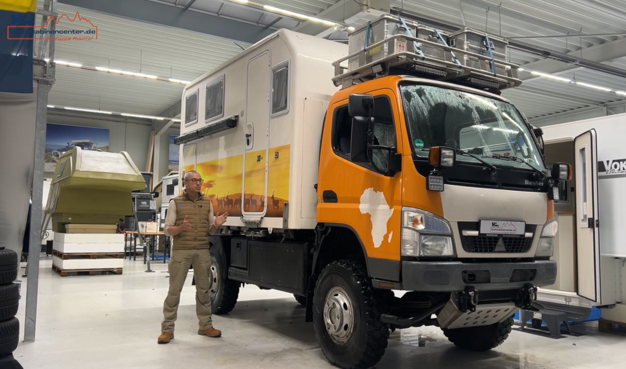 Expeditionsmobil auf Basis Mitsubishi Fuso Canter - als Version "Pfau ...
