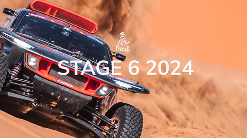 Rallye Dakar 2024 Etappe 6 Carlos Sainz Wüste Sieger Audi E-tron.jpg