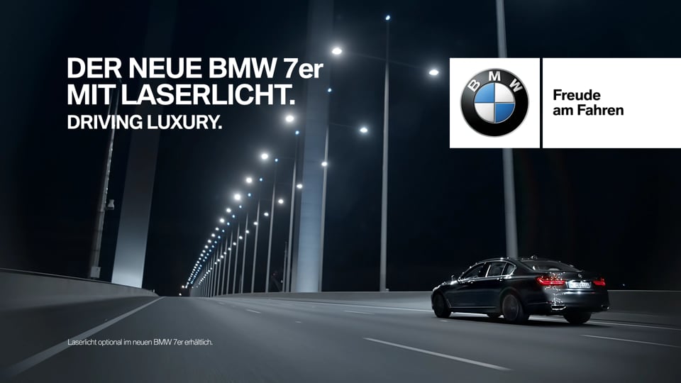 Deutschlandkampagne neuer BMW 7er: "Der Anspruch von Morgen"