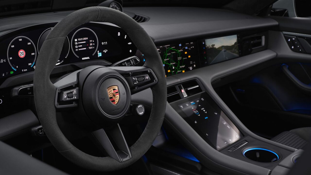 Der neue Porsche Taycan: in fast jeder Disziplin verbessert.