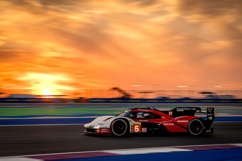 Porsche 963, Porsche Penske Motorsport (#5), Matt Campbell (AUS), Michael Christensen (DK), Frederic Makowiecki (F) Doha WEC 2024.jpg