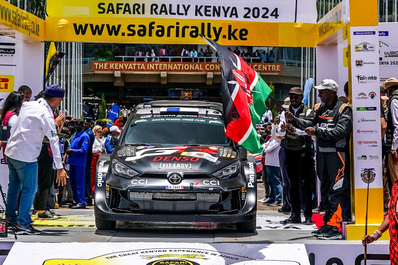 WRC 2024 | Rallye Safari Kenia:  Präsident William Ruto begrüßt die WRC in Kenia.