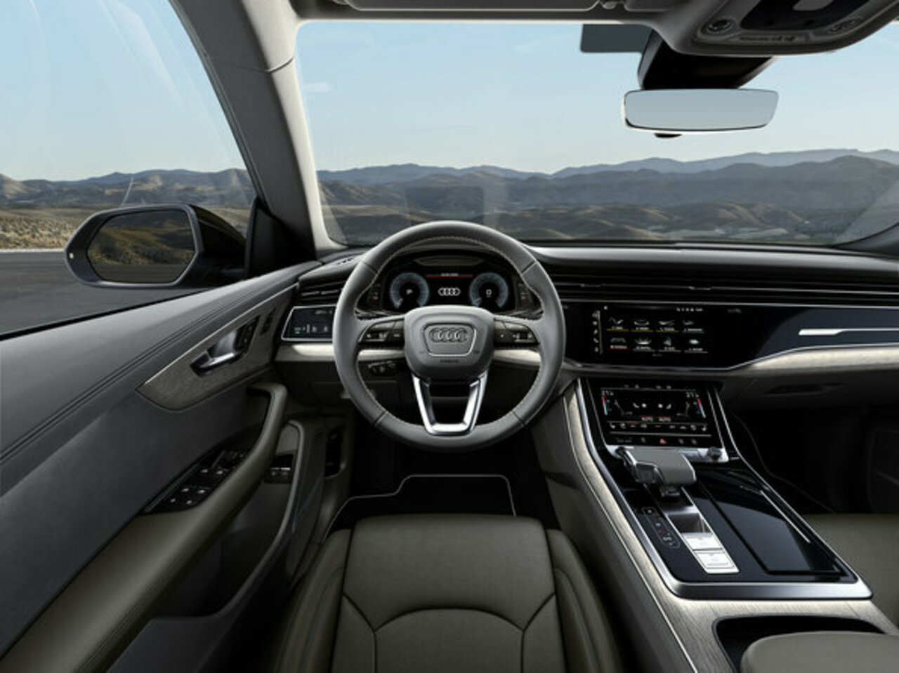 Maximale Effizienz auf großem Raum: die neuen Audi Q7 TFSI e quattro und Q8 TFSI e quattro.