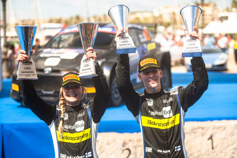 WRC2 2024 Sardinien Sami Pajari, Enni Mälkönen Toyota Gazoo racing.jpg