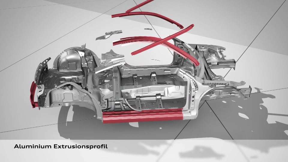 Audi TT Animation Karosserie / Leichtbau