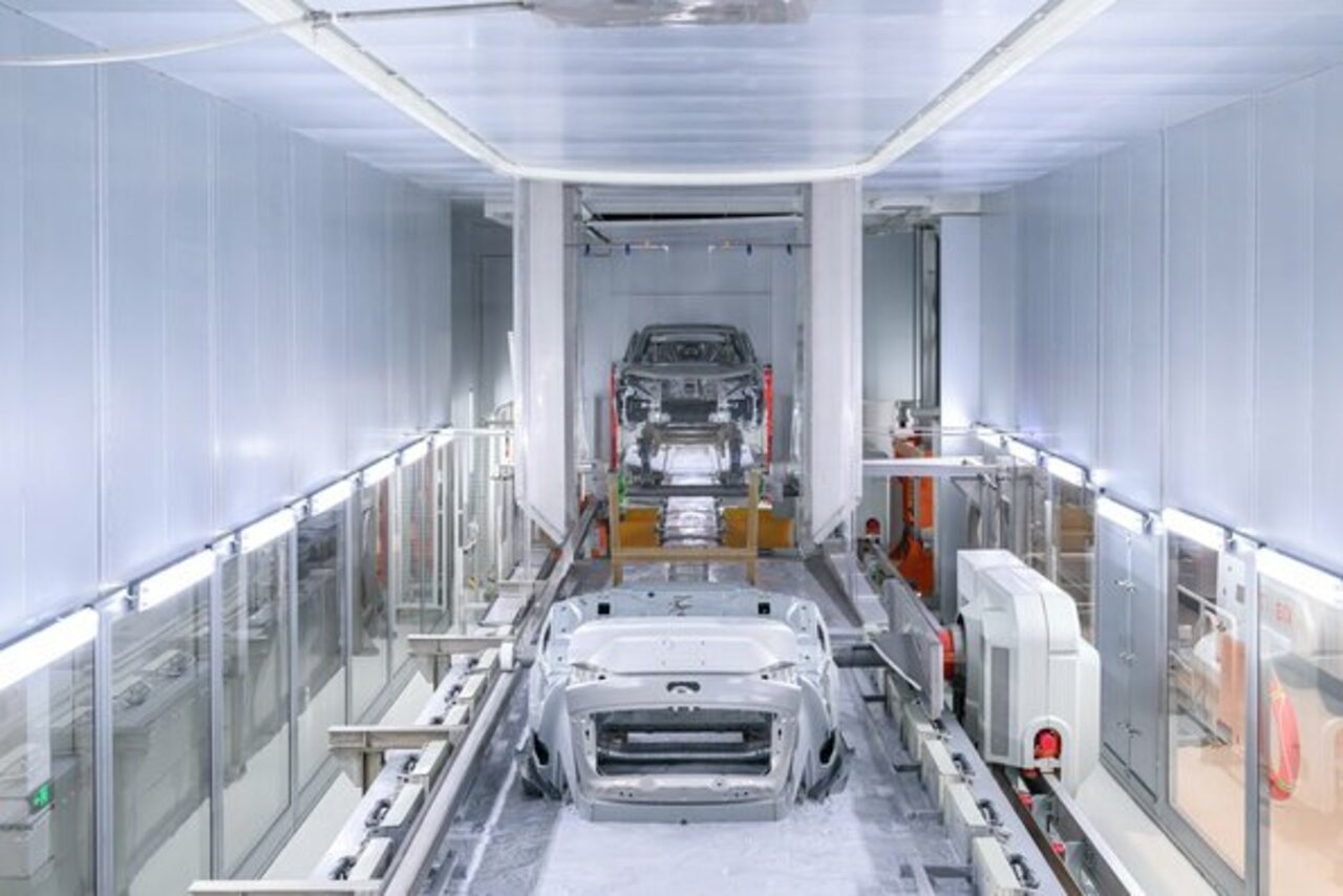 Neues Audi Werk in China startet Produktion von Elektromodellen.