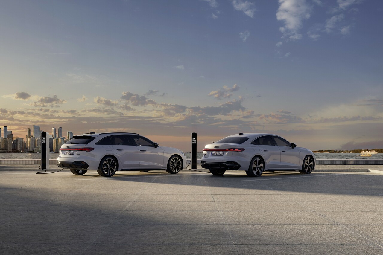 Neue Plug-in-Hybride des Audi A5 vereinen Dynamik, Effizienz und hohe elektrische Reichweite..