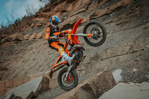 Manuel Lettenbichler bereit für für Hard Enduro 2025.