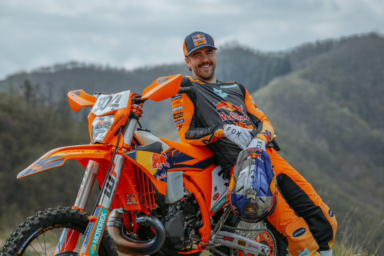Manuel Lettenbichler bereit für für Hard Enduro 2025.