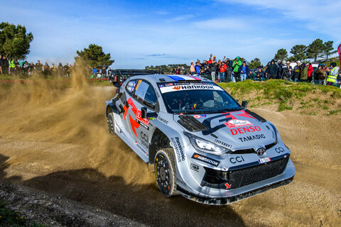 WRC 2025 Rallye de Portugal Ott Tänak Führender Toyota Gazoo Racing.jpg