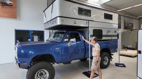 wohnkabinencenter - wohnkabine - absetzkabine - four wheel campers bison - dodge w300 pickup camper.PNG
