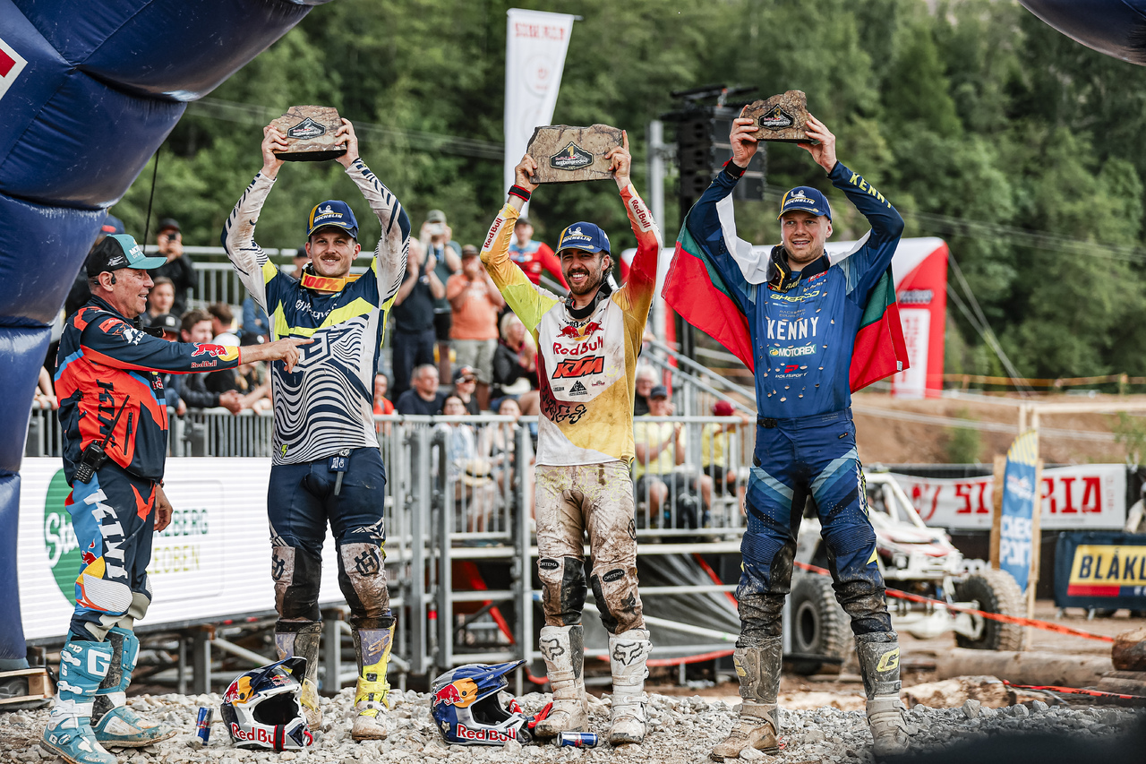 Manuel Lettenbichler gewinnt die 2025er Ausgabe des Erzbergrodeo.