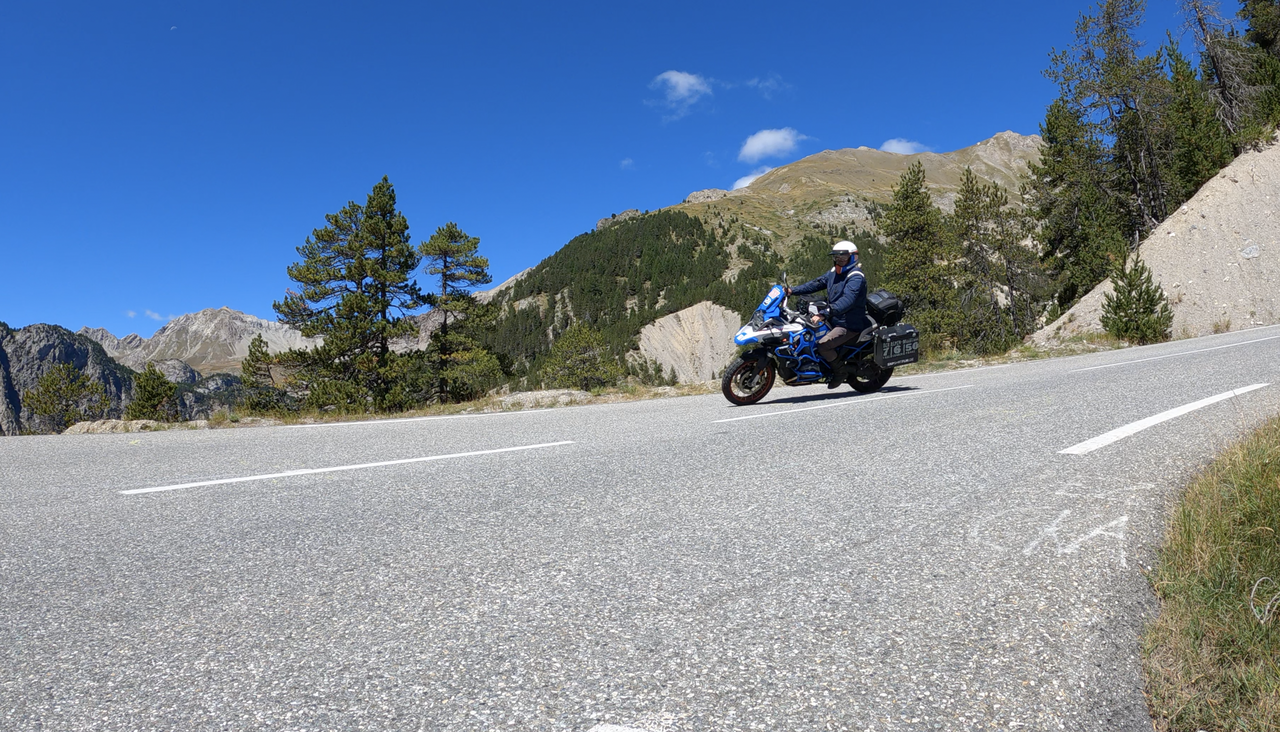Alpenpass Col de l'Izoard – aus der Sicht des Col de la Platrière