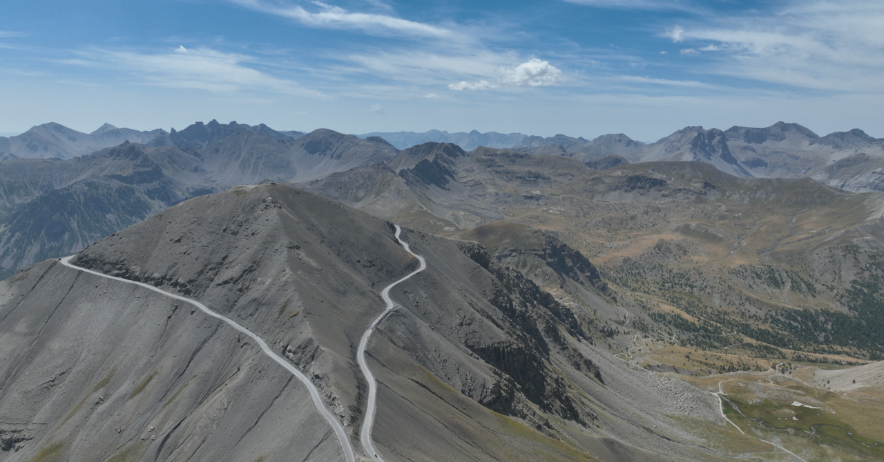 The Cime de la Bonette: 2,802 metres high!