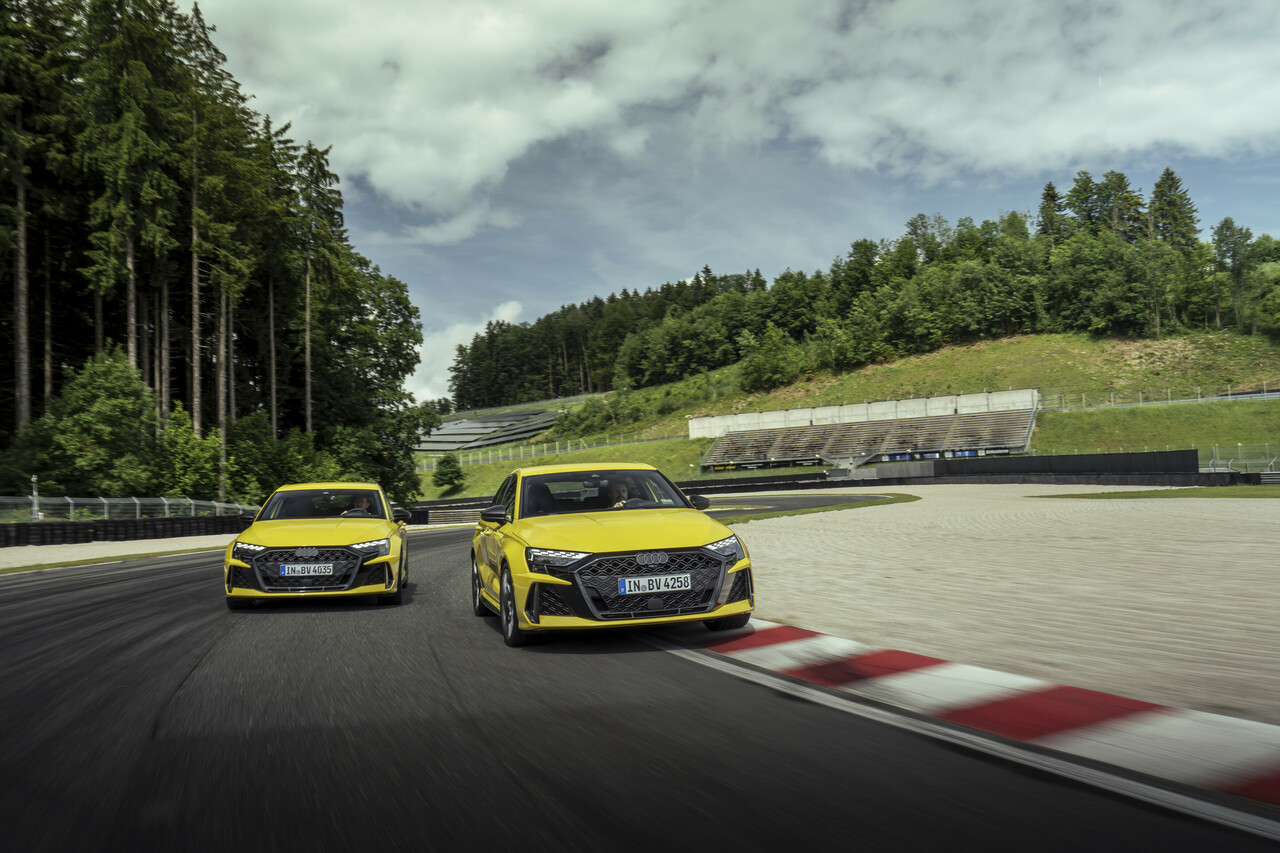 Runde Sache: emotionaler Fahrspaß im Audi RS 3.