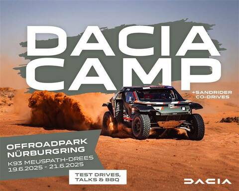 Dacia goes offroad: Erlebnisreiches Dacia Camp am Nürburgring.