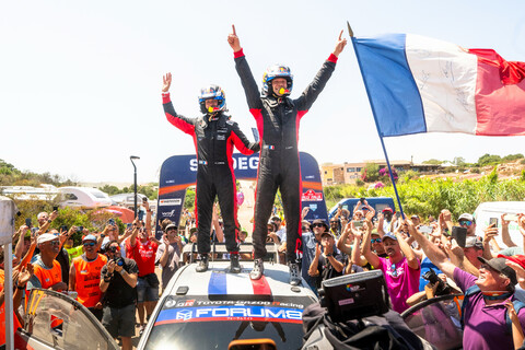 Toyota Gazoo racing Sieger WRC 2025 Rallye Sardinien Sebastien Ogier ,  Vincent Landais.jpg