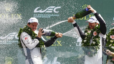 Manthey 1st Phorm (#92), Richard Lietz (AUT), Ryan Hardwick (USA) (l-r), FIA WEC, Le Mans (FR), 2025.jpg