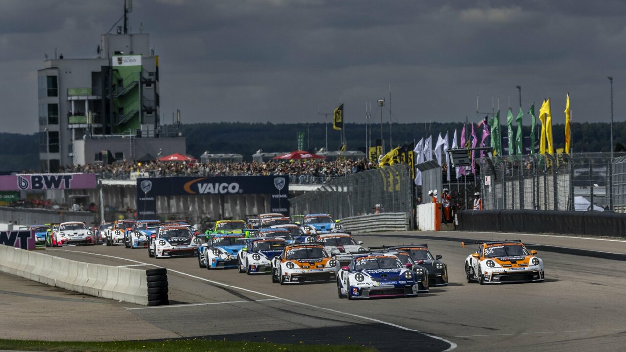 Porsche Carrera Cup | Nürburgring, Rennen 12, Sachsenring: Junior Alessandro Ghiretti baut Tabellenführung weiter aus.