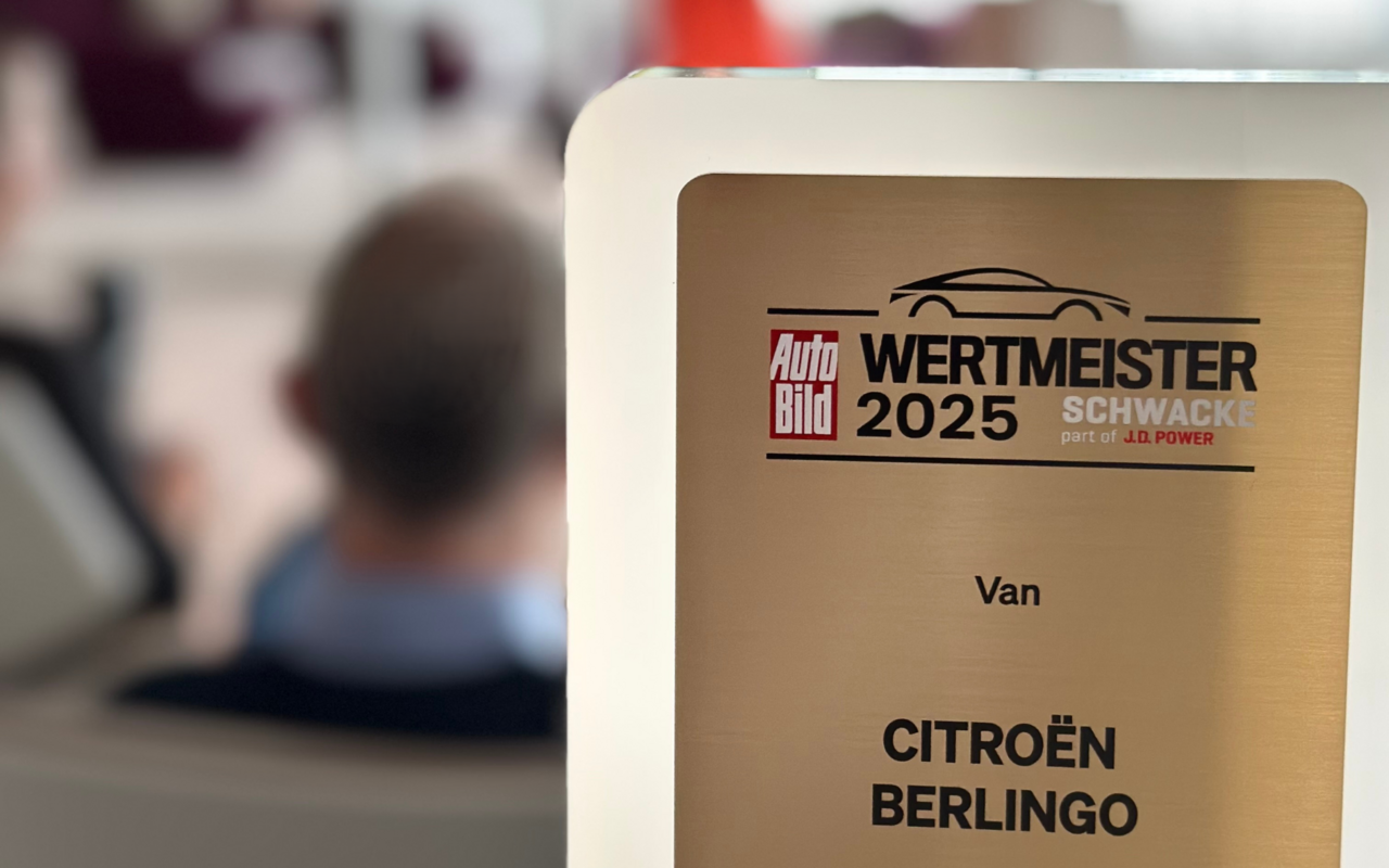 WERTMEISTER 2025: CITROËN BERLINGO IST DER WERTBESTÄNDIGSTE VAN.