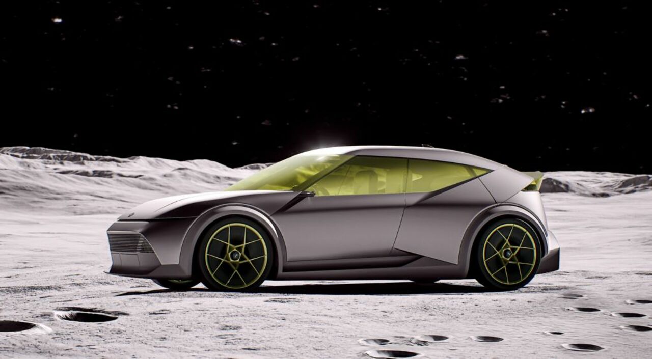 Hyundai Motor enthüllt vollelektrisches Concept THREE auf der IAA Mobility.