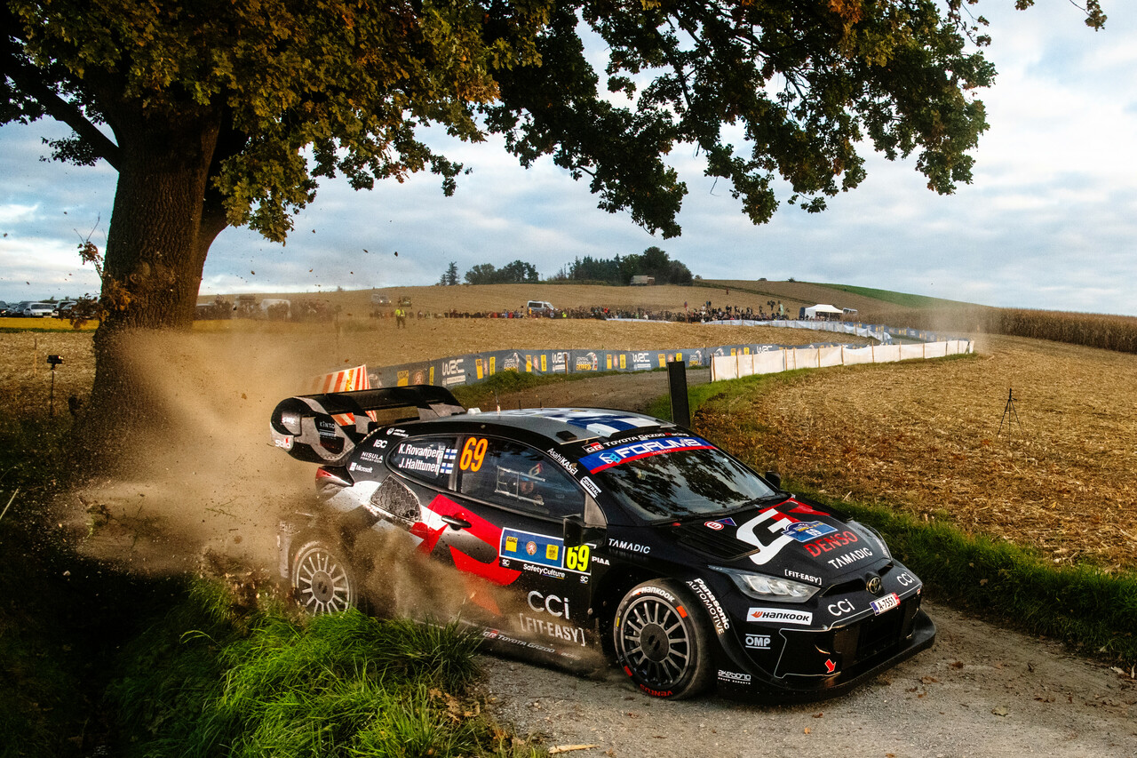 WRc 2025 Rallye Passau Kalle Rovanperä (FIN) Jonne Halttunen (FIN) Toyota Gazoo Racing.jpg