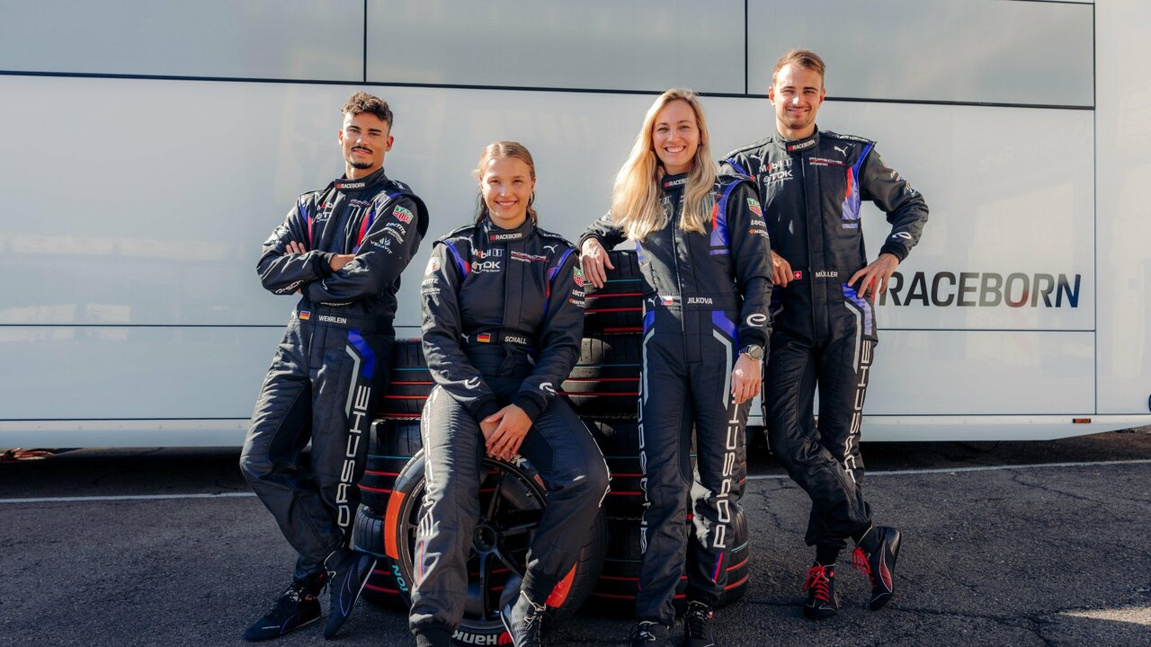 20-jährige Deutsche Schall debütiert im Porsche 99X Electric.