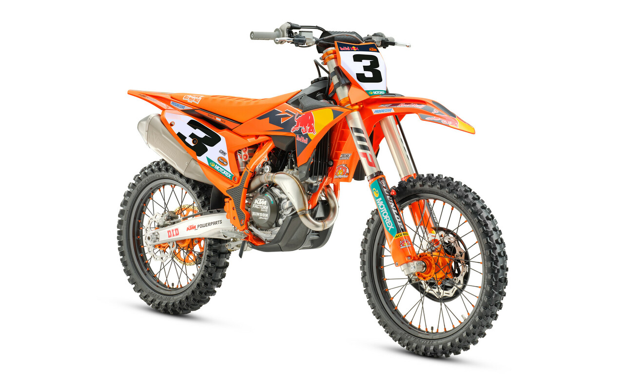 FÜR MAXIMALE PERFORMANCE GEBAUT: DIE KTM SX-F FACTORY EDITIONS 2026.
