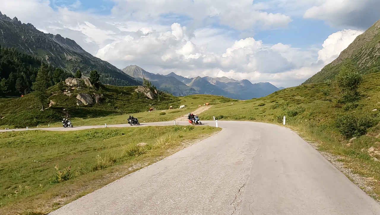 Col de Staller, rampe est en direction de Defreggental.