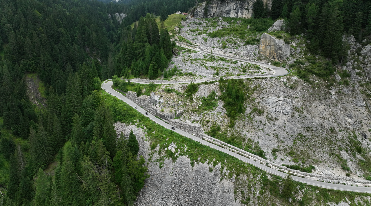 Passo del Cason di Lanza – challenging and frequently closed!